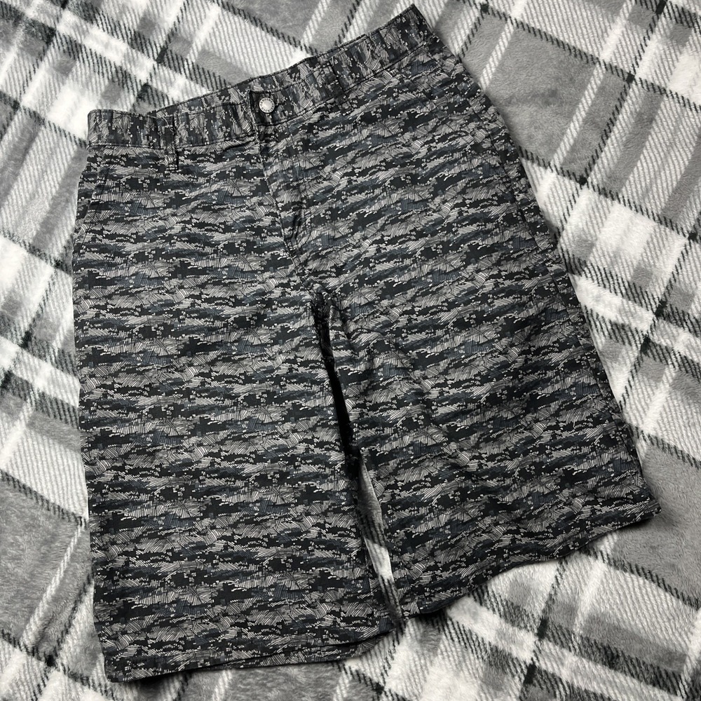 Dickies Shorts Mens 30 Black Floral Camo Ripstop Regular Fit Utility‎